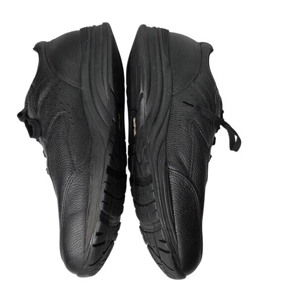 SAS Men's Shoes Journey Black Leather Orthopedic Sneaker Shoe Comfort Lace Up - Picture 4 of 16